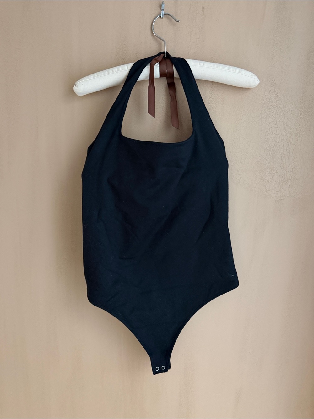 Abercrombie & Fitch Black Halter Bodysuit